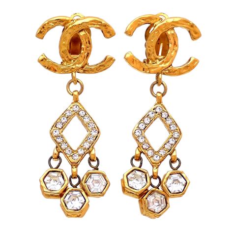 chanel logo earrings price|authentic chanel cc logo earrings.